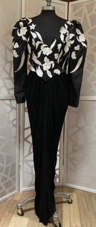 Beautiful vintage RUBEN PANIS black dress. EUR40