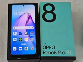 Oppo Reno8 Pro 5G, Schwarz, Guter Zustand 256 GB, 8+4 RAM