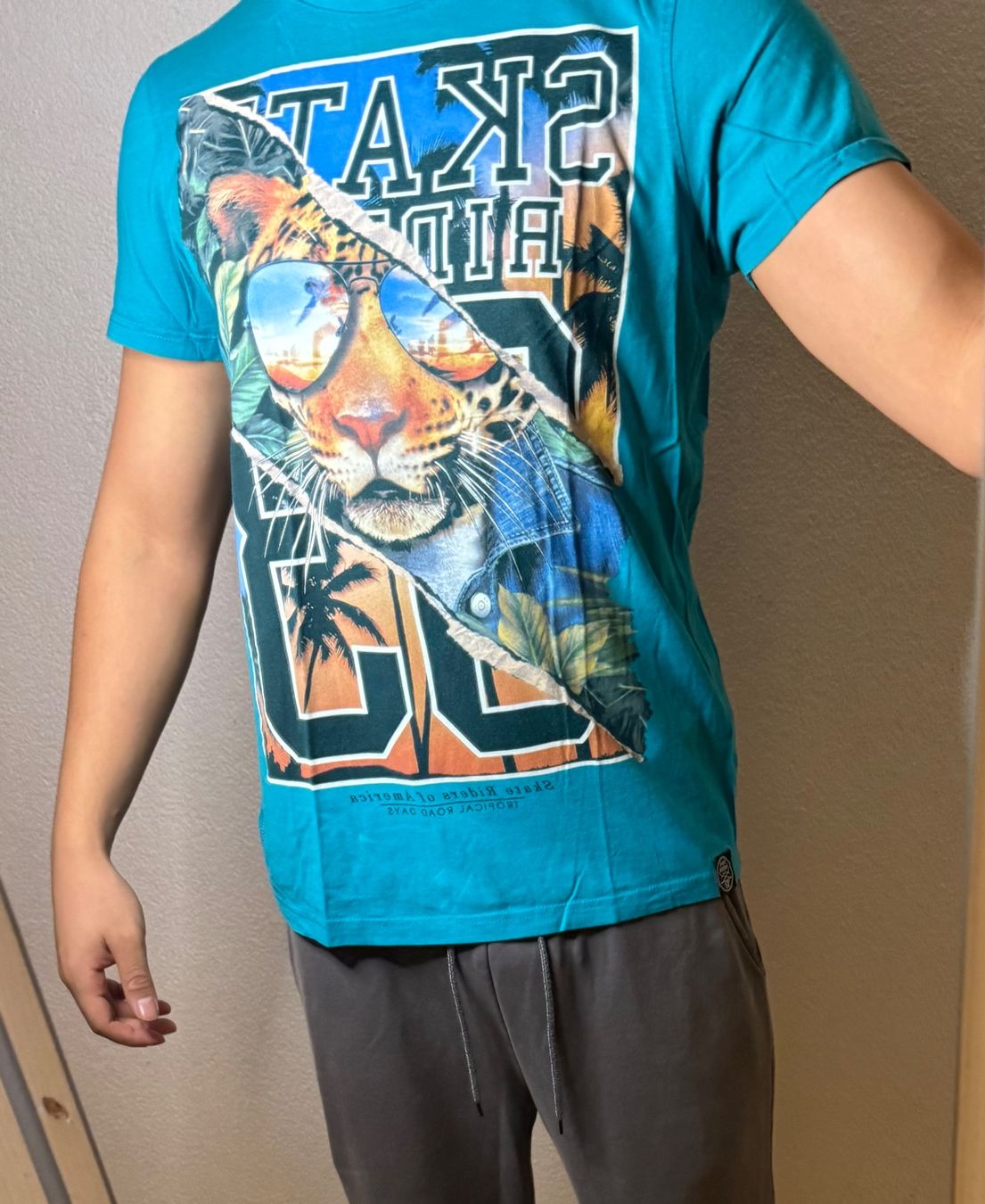 C&A T-shirt: Blaues T-Shirt – Usato da Suhr venduto da sel_w2yg