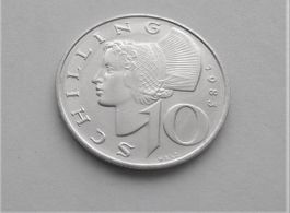 10 Shilling Oesterreich 1983