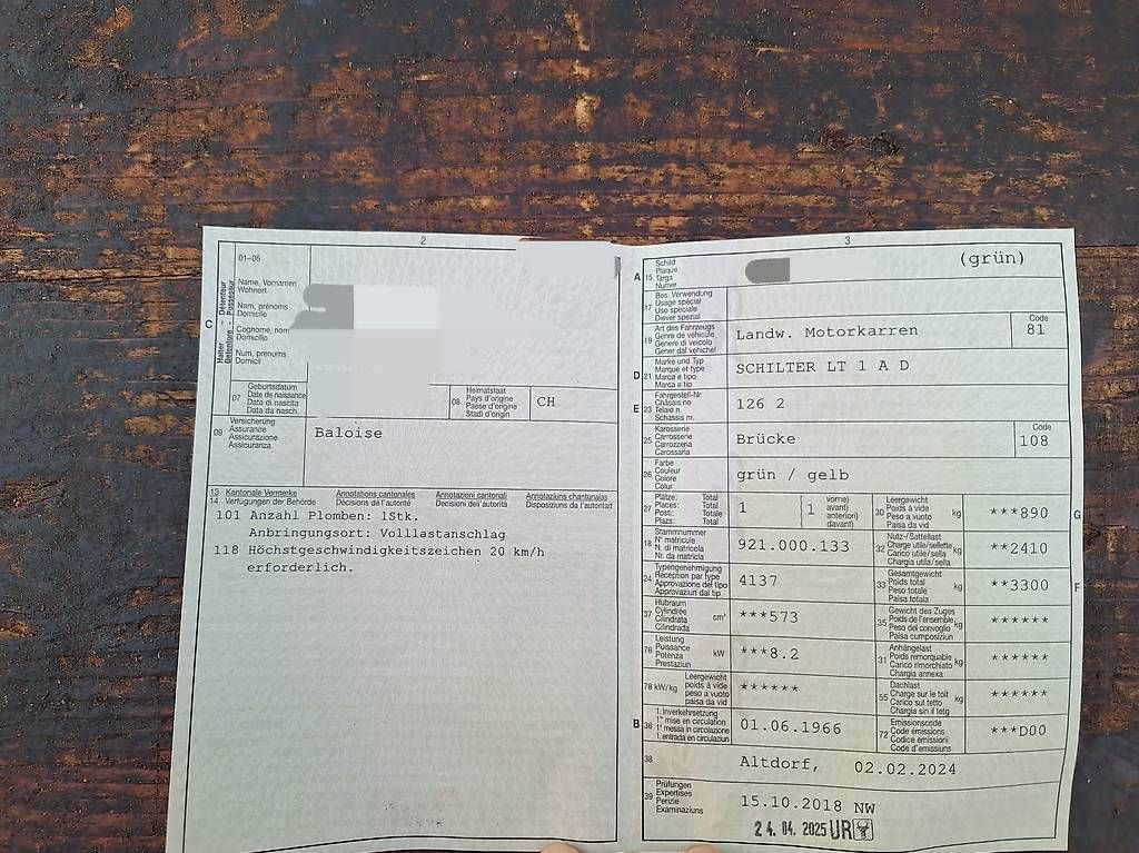 Traktoren: Schilter Senior  – Gebraucht aus Emmetten von stuckler 4