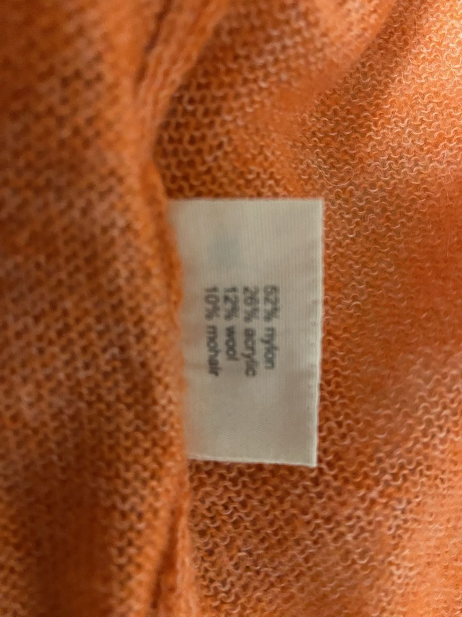 Nile Jacken: Nile Strickjacke Orange Gr.S - Wollgemisch, warm – Gebraucht aus Thun von Rolbabs 2