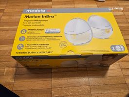 Medela Motion InBra Tragbare Milchpumpe Neu