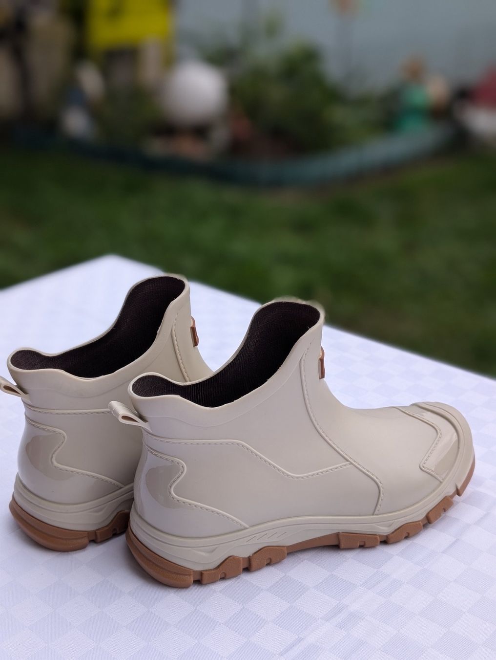 Scarpe da donna: Albicker Gummistiefel Beige Gr.36 – Nuovo (secondo la descrizione) da Cugnasco venduto da tizianaq 1