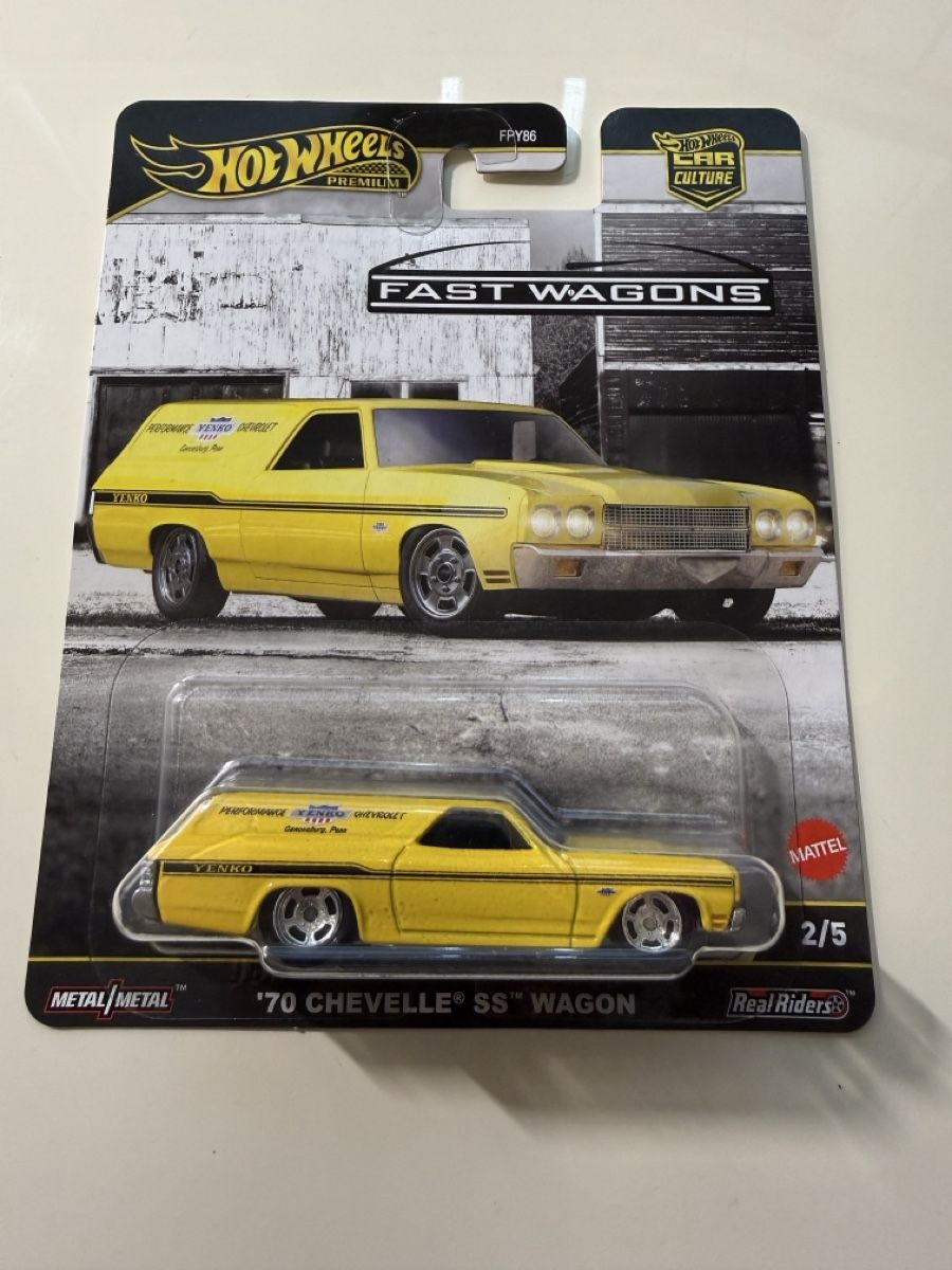Hot Wheels Modellini d'auto: Hot Wheels Premium '70 Chevelle SS Wagon – Nuovo e nell'imballaggio originale da Sutz venduto da mtechcab