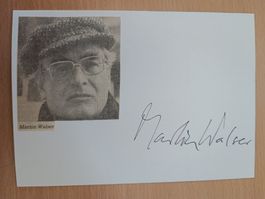 Martin Walser - † 2023 - Schriftsteller - handsigniert