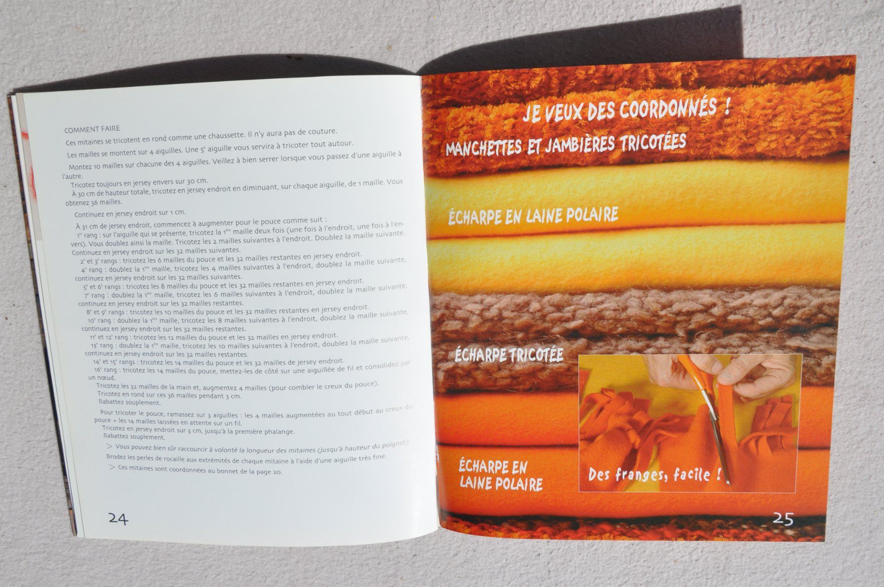 Bücher: écharpes, mitaines & bonnets modèles à réaliser en 5 minutes – Gebraucht aus Fully von Minouchka 4