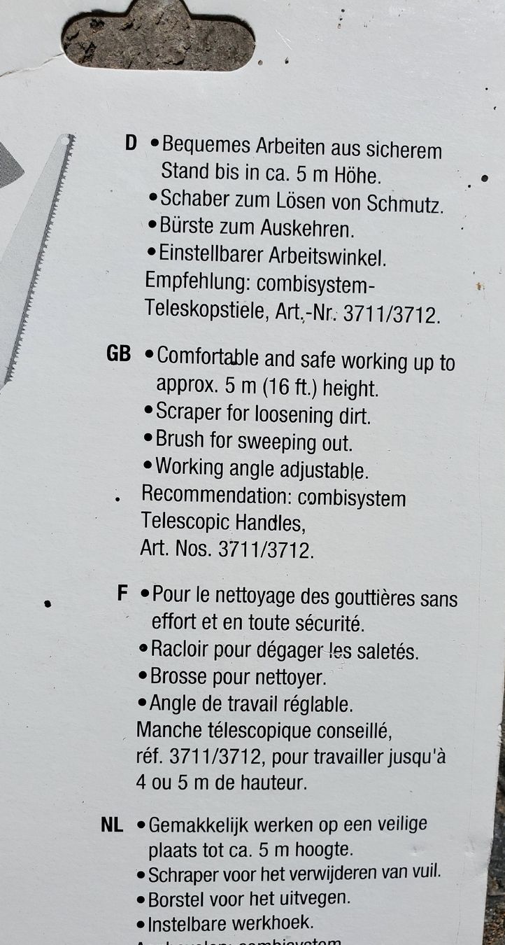 Sonstiges Baustoffe: Dachrinnenreiniger von Gardena – Neu und originalverpackt aus Möhlin von Hofi61 2