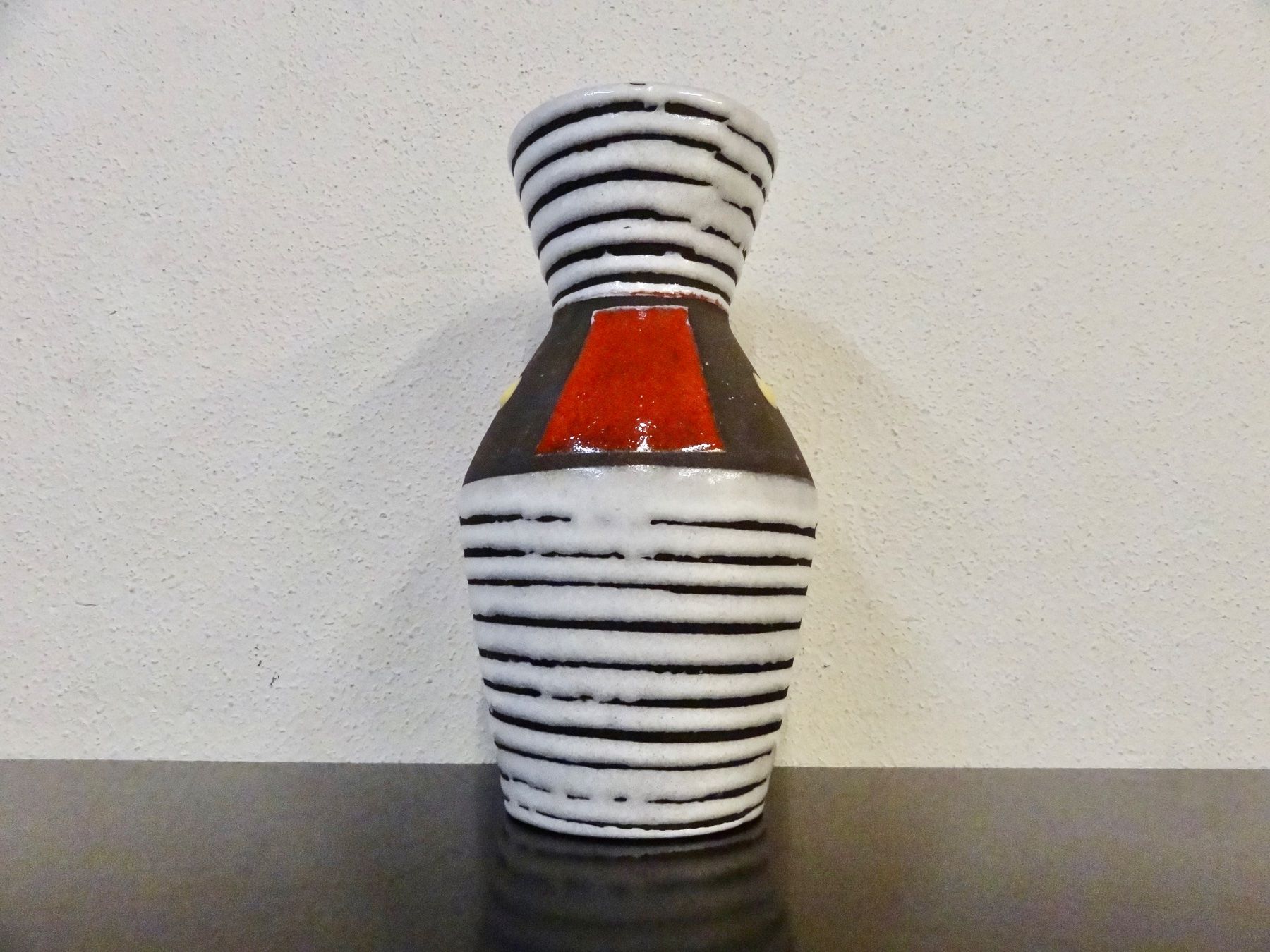 Vasi & Recipienti: Vintage Vase W-Germany Fat Lava – Nuovo e nell'imballaggio originale da Kerzers venduto da zimmergruen