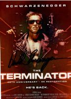 THE TERMINATOR Arnold SCHWARZENEGGER / TOP AUTOGRAMM