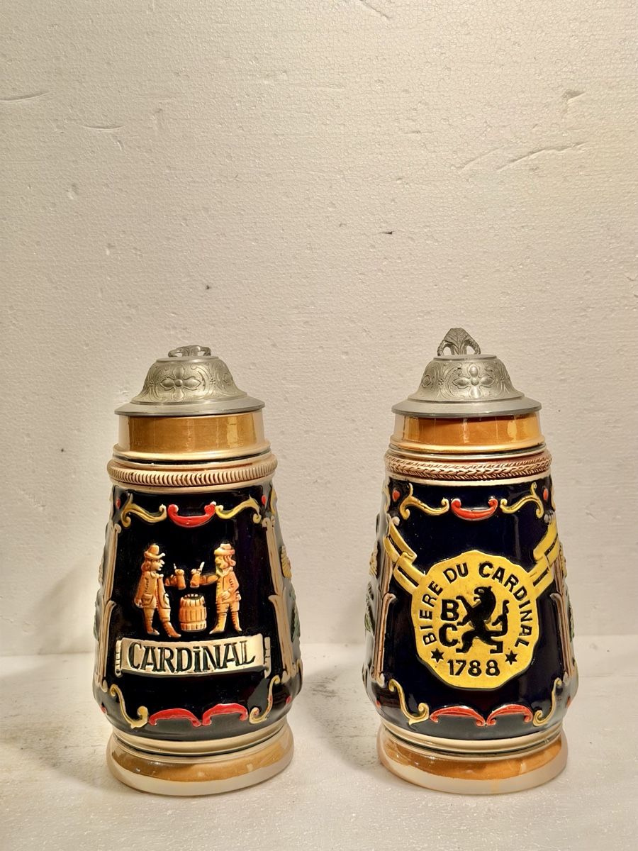 Bicchieri: Vintage beer commemorating – Usato da Lausanne venduto da artnouveau05