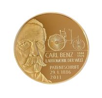 Medaille - Gottlieb Daimler / Carl Benz