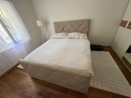 Boxspringbett Ti'me 140x200cm Beige - TOP ZUSTAND