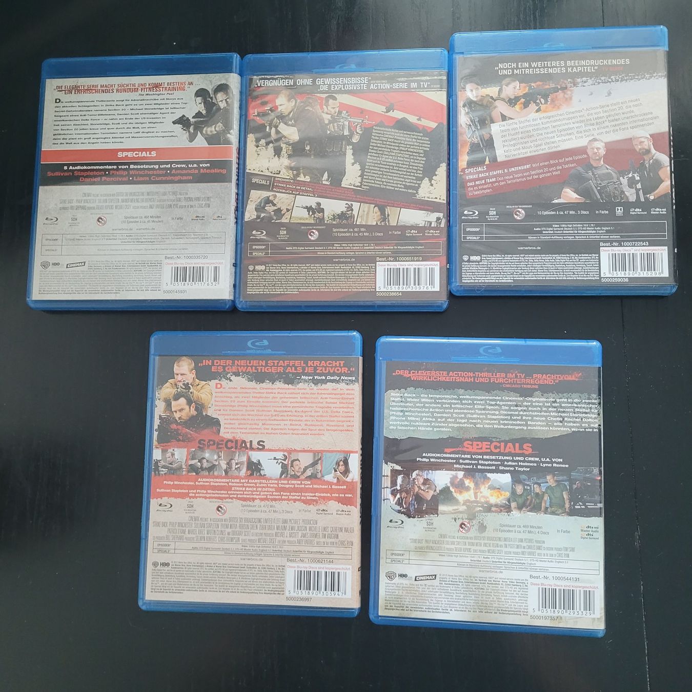 Alle DVDs: Strike Back - Staffel 1-5 Blu-ray Set – Gebraucht aus SCHÜBELBACH von CoKaHa 1