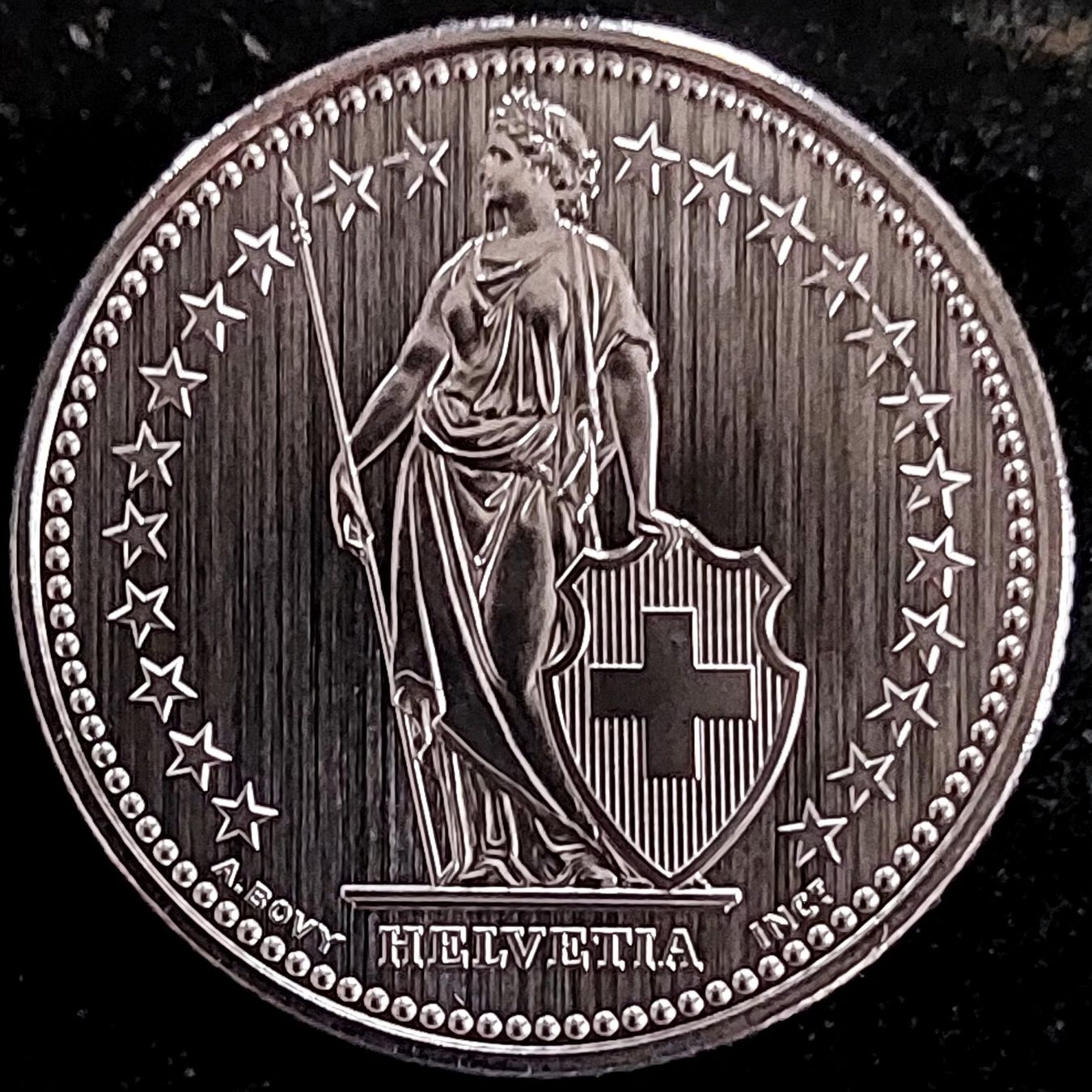 Tutti le monete: 2 Franken 2024 stgl. / aus Münzsatz – Nuovo (secondo la descrizione) da Arch venduto da coinsandmore 1