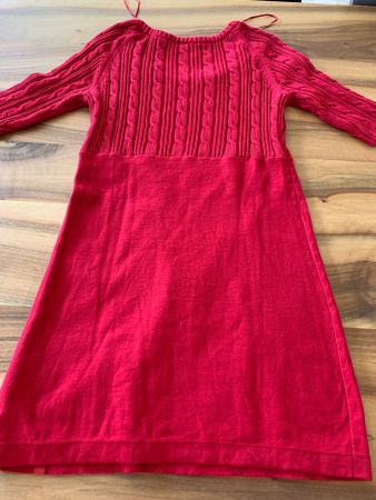 EDC Esprit schönes rotes Kleid Grösse XS