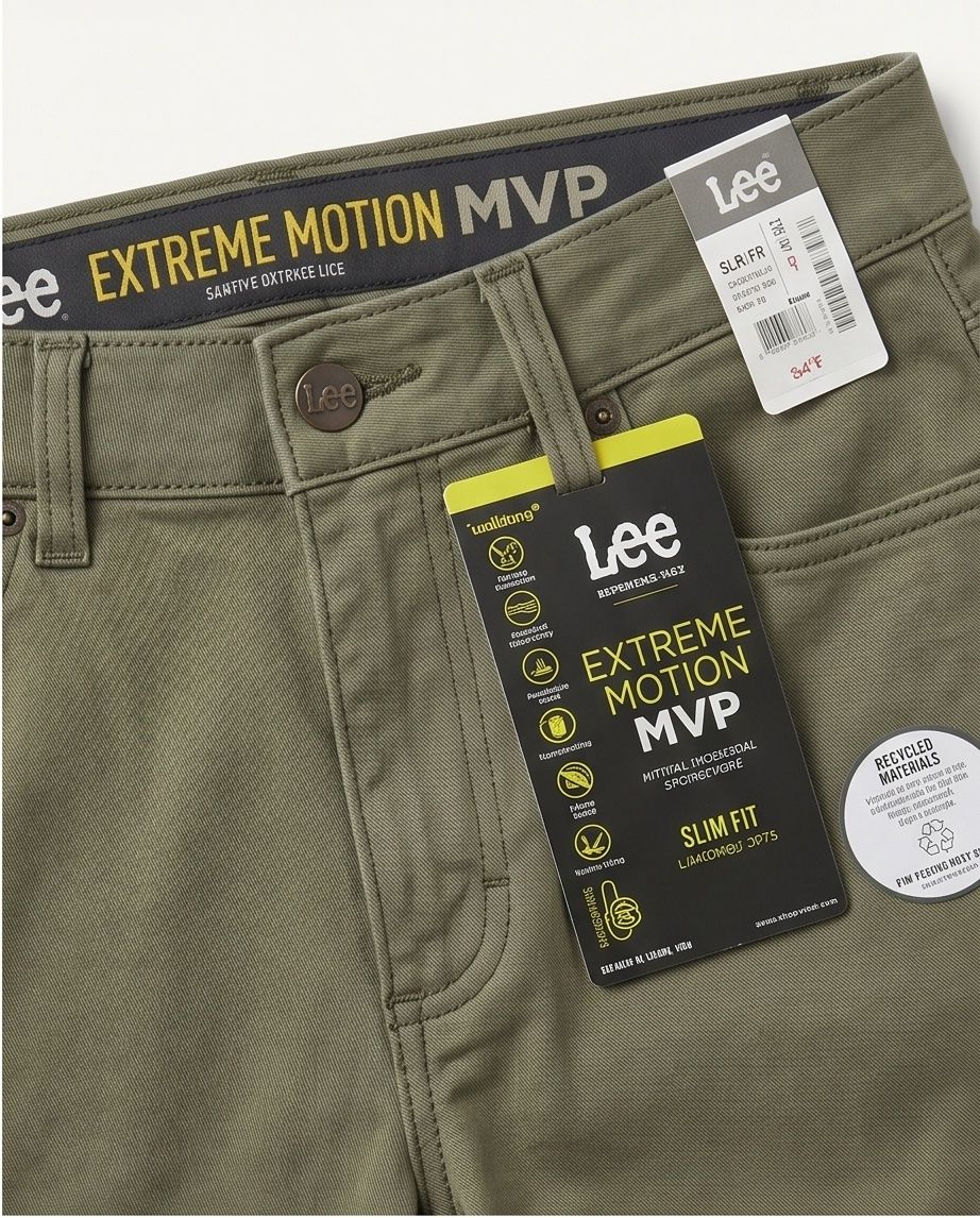 Lee Hosen: Pantalon Lee vert olive - neuf - 30/34 – Neu und originalverpackt aus Vuisternens-Romont von gol_xp6p 1
