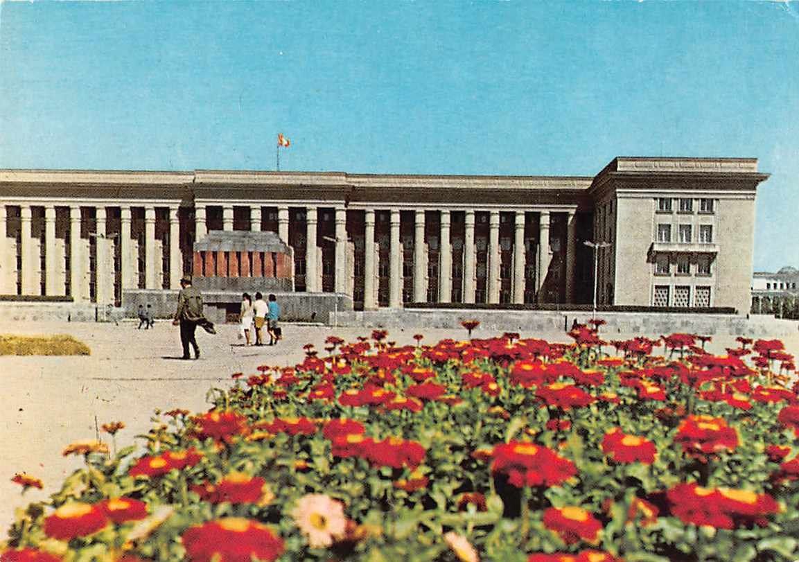 Cartoline postali: EXOTISCHE Ansichtskarte MONGOLIA - nach ZUG – Usato da Lufingen venduto da TopAnsichtskarten