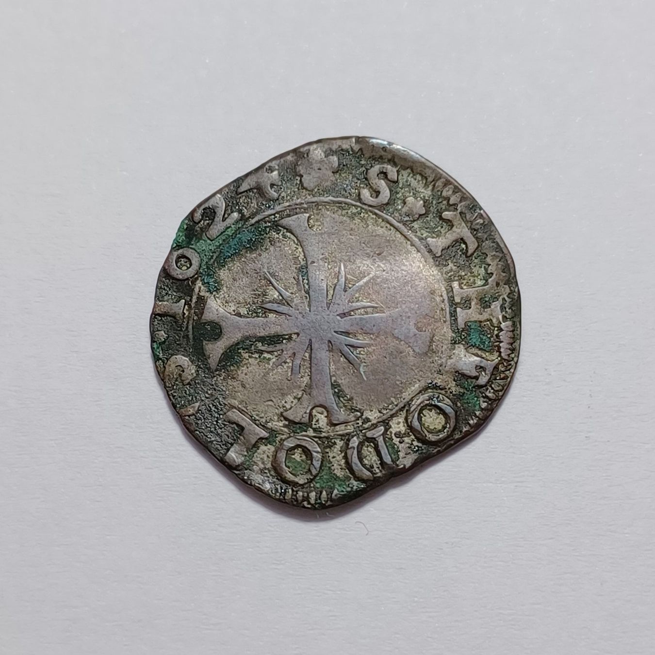 Tutti le monete: 1/2 Batzen 1624 Wallis - Bistum Sitten – Usato da Pfäffikon ZH venduto da Schweizer_Muenzen