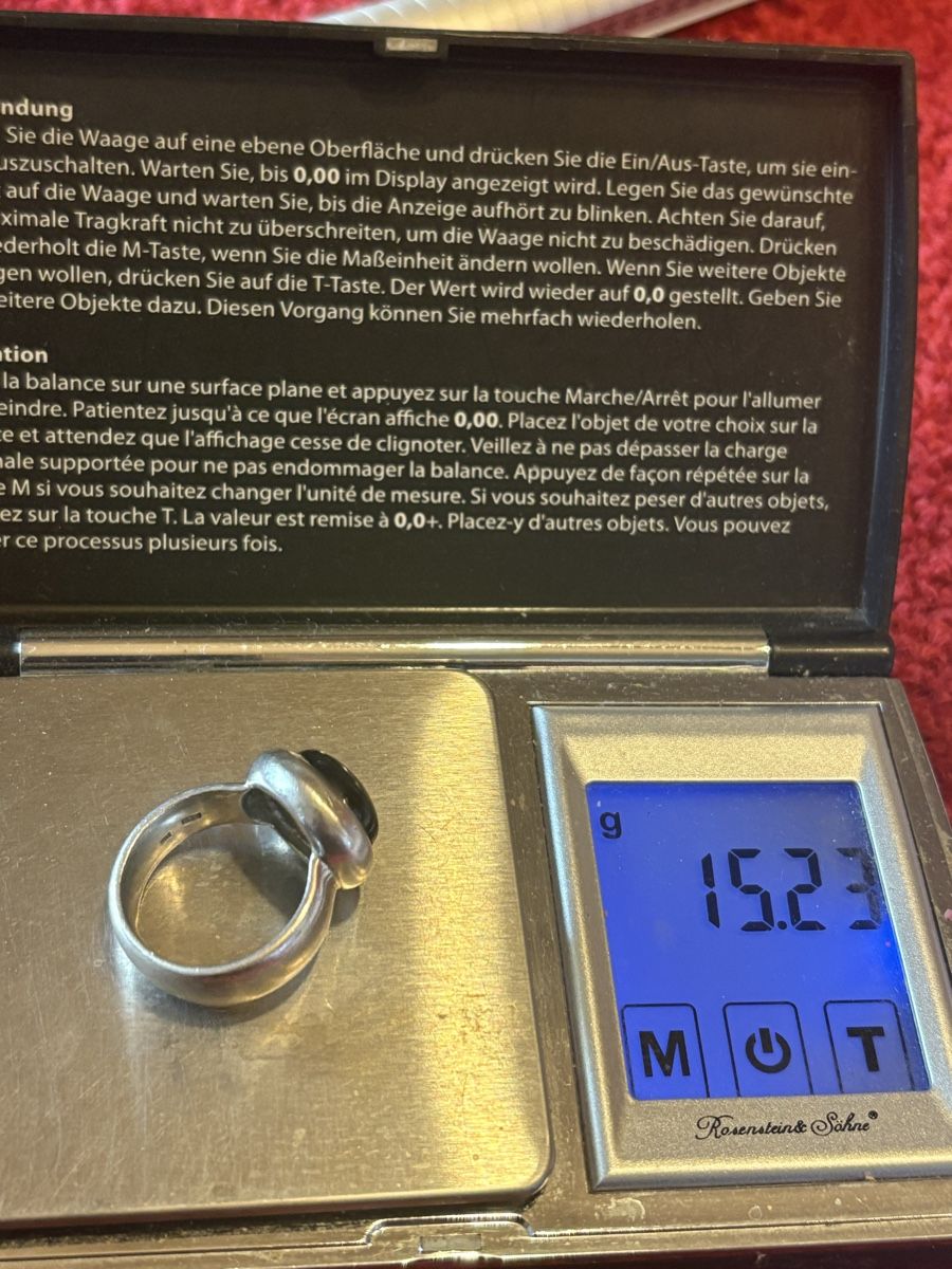 Bagues: 925 Onyx Ring – D'occasion à Murten par Tzaugg 2