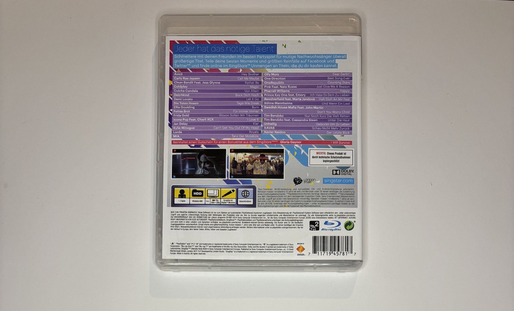 Giochi: PS3 - SingStar: Ultimate Party – Usato da Allschwil venduto da Bullach 2