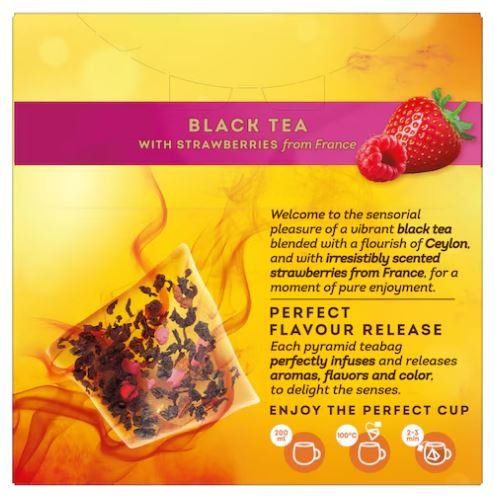 Cibi & Specialità: Lipton Tea - Forest Fruit - Pyramidenbeutel – Nuovo e nell'imballaggio originale da Gampelen venduto da Geschenkxy 2