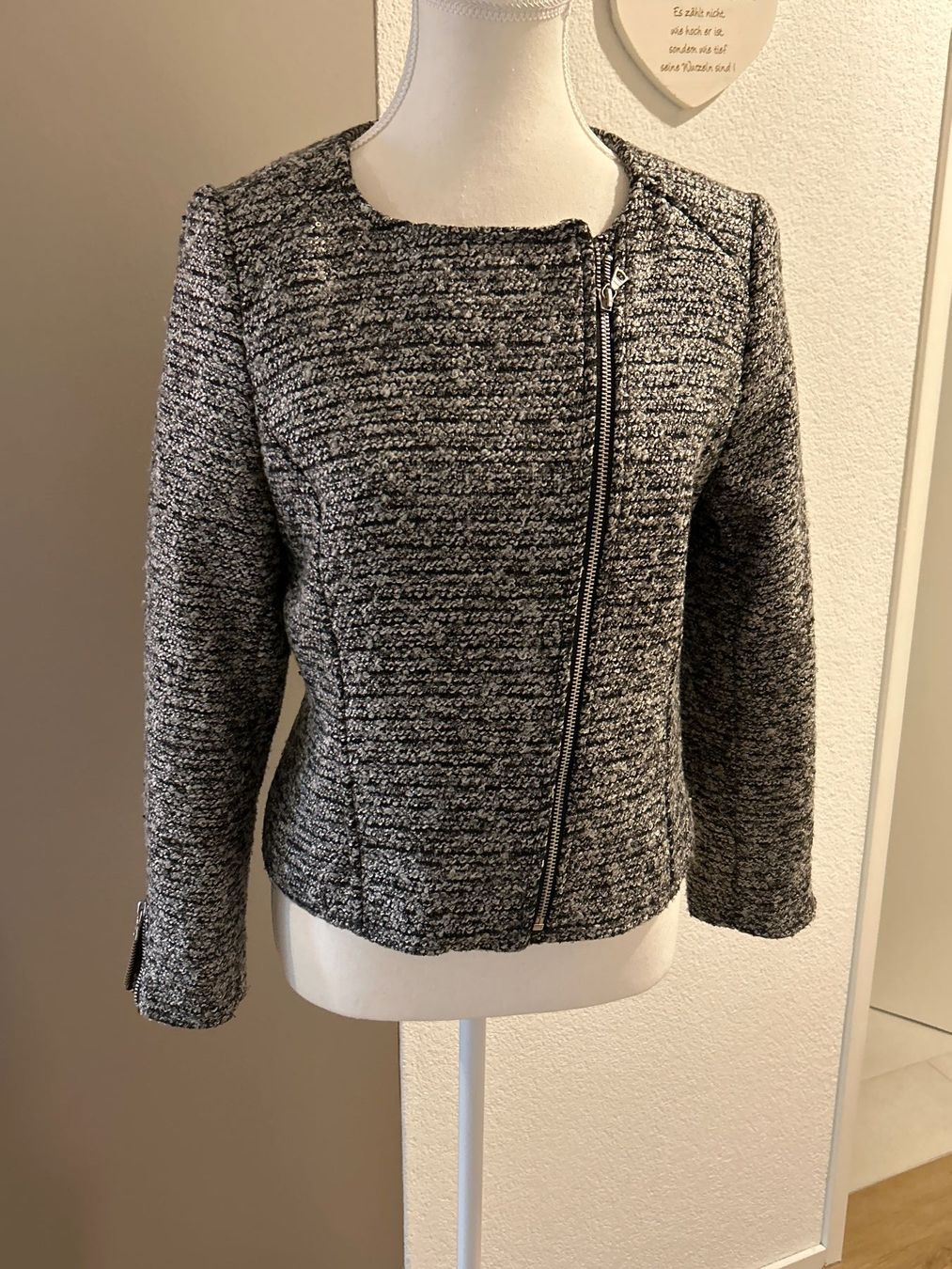 Jacken: Eleganter Blazer mit dunkelgrau / meliert – Gebraucht aus Brunnen von Nala2929 2