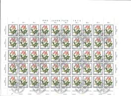 Briefmarken Bogen Pro Juventute 1972