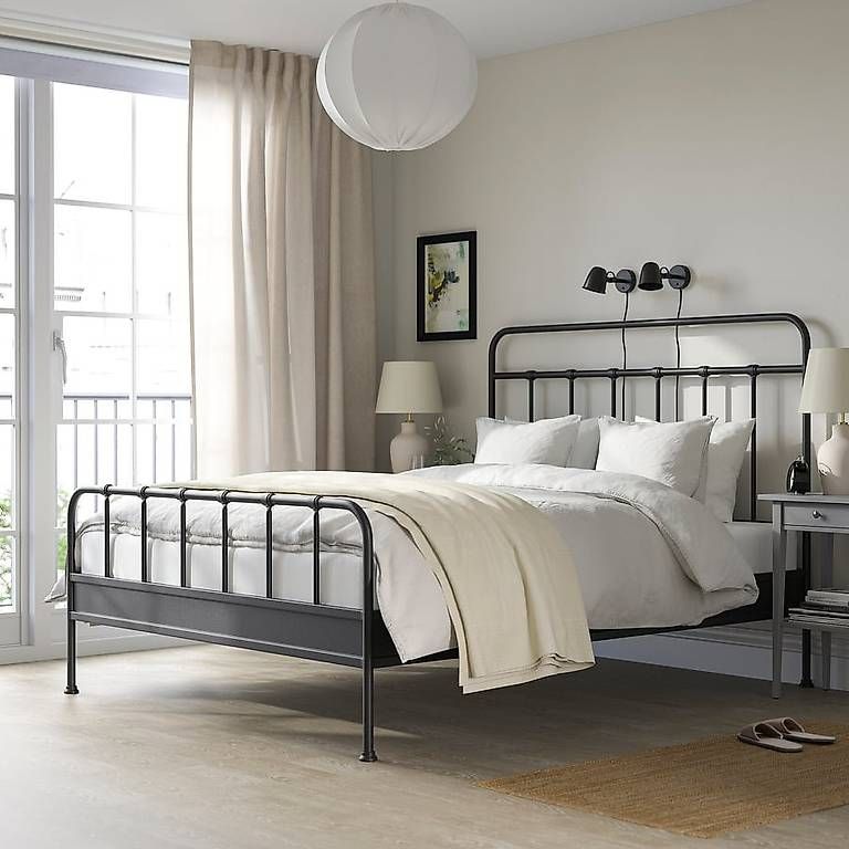 Ikea Lits: STJÄRNÖ Bettgestell, anthrazit, 160x200 cm – D'occasion à Zürich par Ocean89