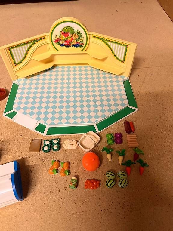 Giocattoli: Playmobil Marktstand / Supermarkt-Einrichtung – Usato da Aarberg venduto da KarinKnuchel 1