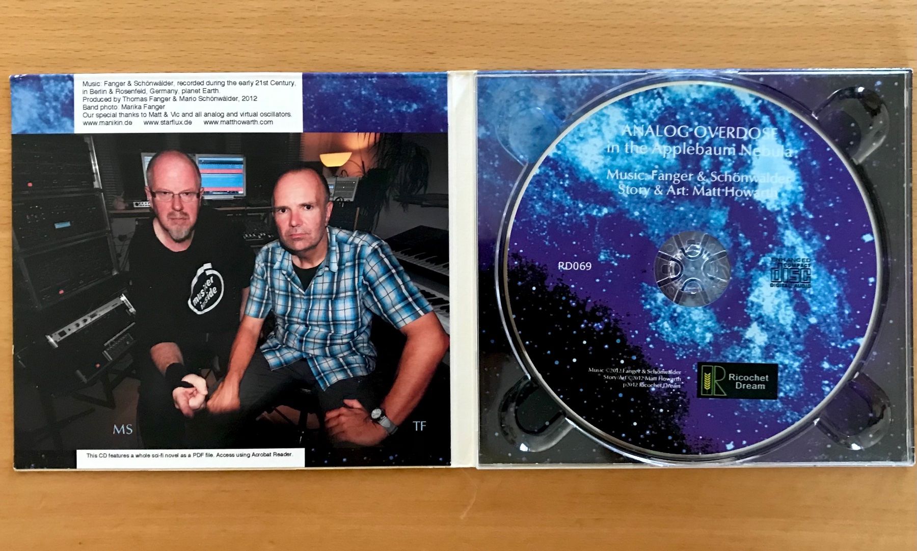 CD: CD Fanger & Schonwalder & Matt Howarth - Analog Overdose – Usato da Zürich venduto da tomakomai 2