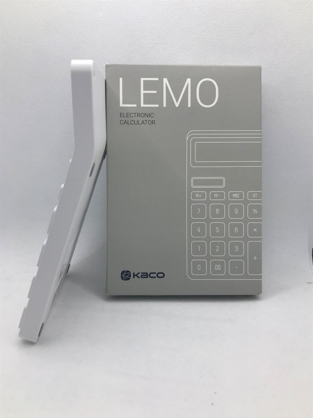 Calcolatrici tascabili: Tischrechner Kaco Lemo weiss Electronic Calculator – Nuovo e nell'imballaggio originale da Niederteufen venduto da mix18 1