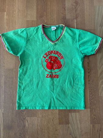 Fussball Trikot Leopards Zaire Grösse M 70er Vintage