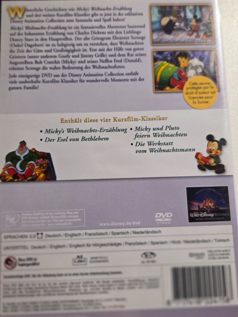 Tutti i DVDs: Micky's Weihnachts-Erzählung DVD – Usato da Niederbipp venduto da Tamara15101995 1