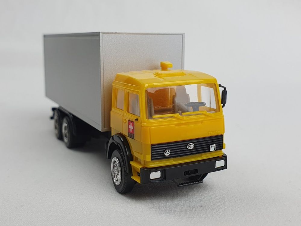 Herpa Iveco OM Titano Turbo PTT – Échelle H0 1:87 – Suisse – Vintage Sous Blister