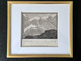 J.P. Lamy: Schwarzwald-Alp, Wellhorn, Wetterhorn (ca. 1820)