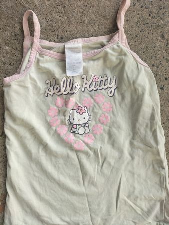 Débardeur H&M Hello Kitty beige taille 122/128 cm