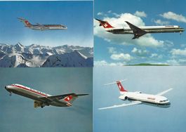 Swissair AK  Vintage -DC 9 / Fokker 100 / DC 9-81 / DC9