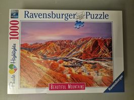 Ravensburger Puzzle 1000 Teile - Beautiful Mountains Neu