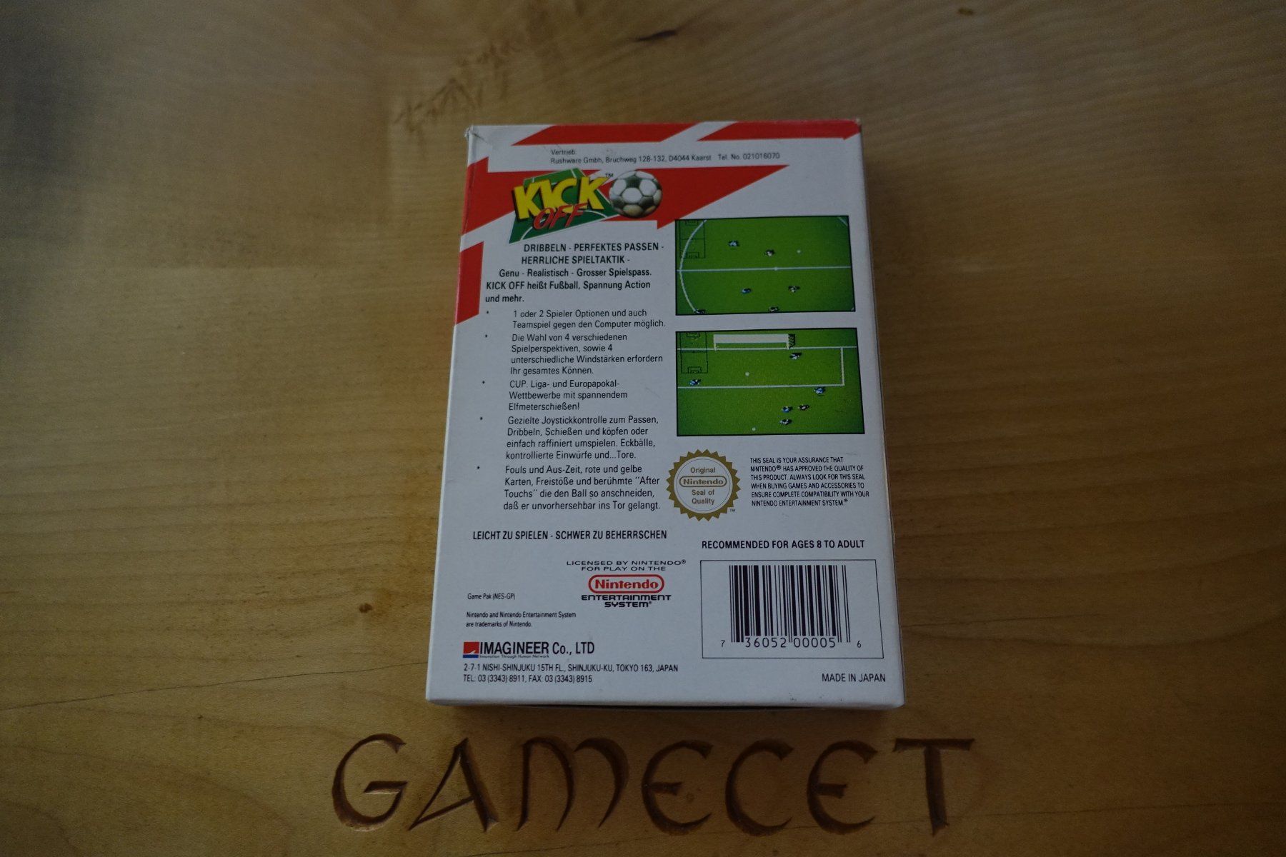 Nintendo Spiele: Kick Off – Gebraucht aus Steinach von Gamecet 5