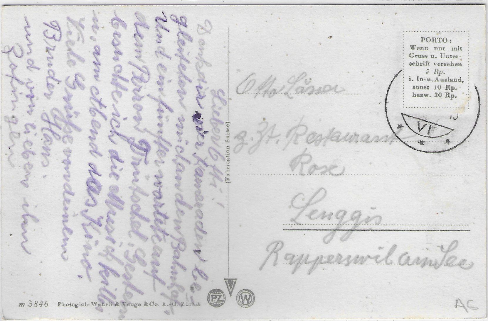 Cartoline postali: Zofingen - Thutbrunnen – Usato da Ettingen venduto da Kartenplanet 1