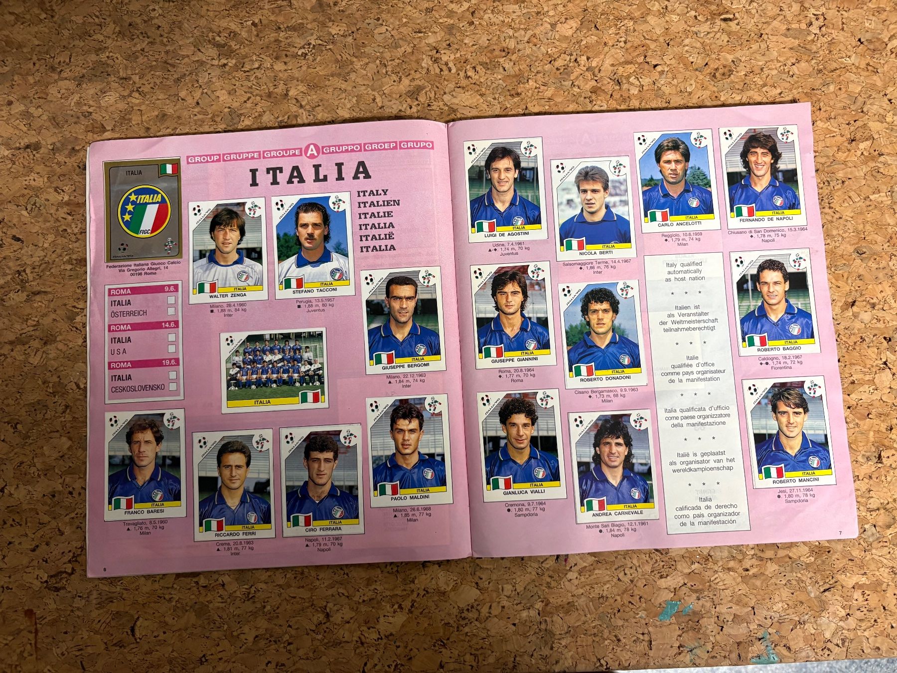 Panini Album: Panini Album Italia 1990 – Usato da Rudolfstetten venduto da Clodo1975 3