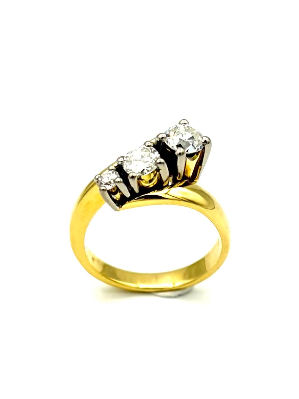 Anelli: Bague vintage 2 ors et diamants – Usato da Renens VD venduto da Diademe.sarl 1