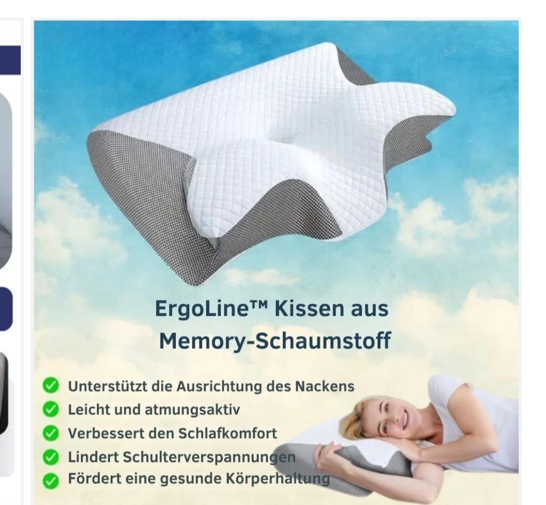 Cuscini: Ergonomisches Kissen – Nuovo (secondo la descrizione) da Oeschgen venduto da Binchen75