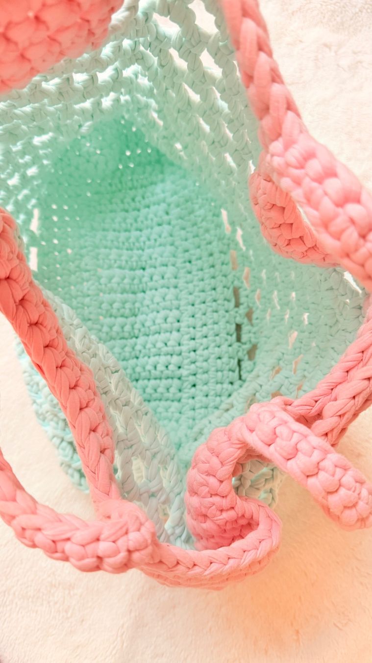 Borse da donna: Gestrickte Tasche (selbstgemacht) – Usato da Würenlos venduto da Abracadabra26 1