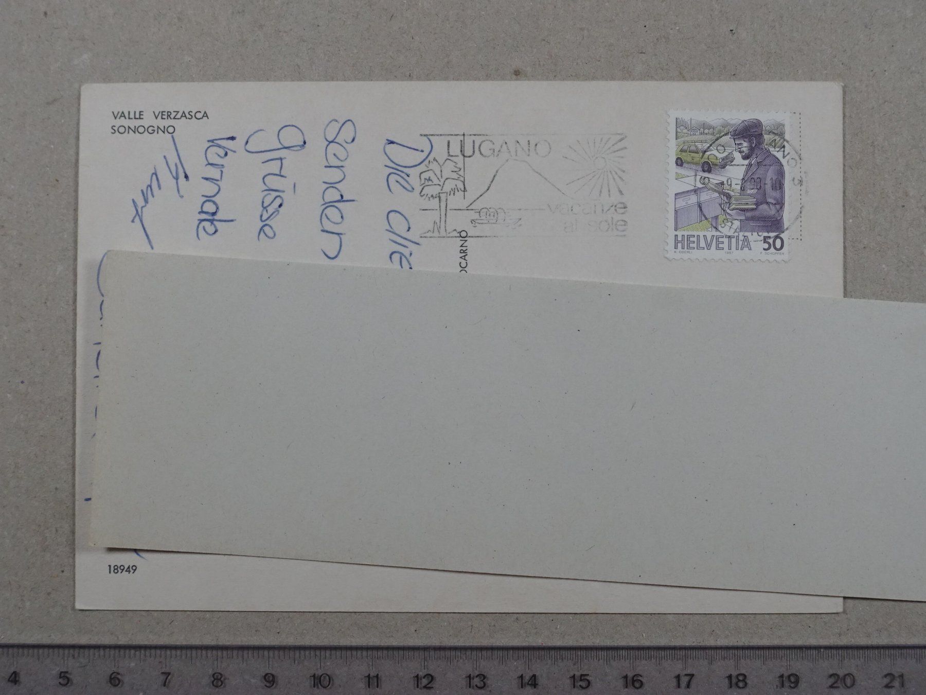 Cartes postales: Sonogno, 1990 – D'occasion à Lenzburg par fh1 1