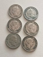 Lot mit 6 Stk. 5 Rp. 1926