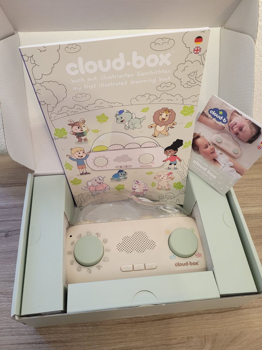 Carillon: Veilleuse musicale Cloud-box, neuve, histoires DE/ENG – Nuovo e nell'imballaggio originale da Yverdon-les-Bains venduto da lalolo64 2
