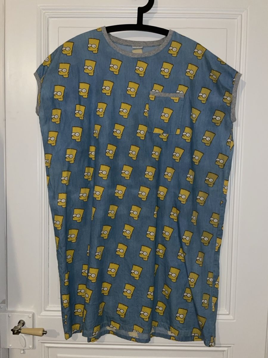 Tuniken: Kanishka Bart Simpson Denim Dress Gr. M – Gebraucht aus Basel von Blumi_13