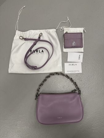 Furla Umhängetasche mit Kette inkl. Portmonnaie